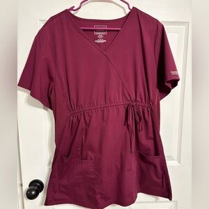 Maternity scrub top - XL